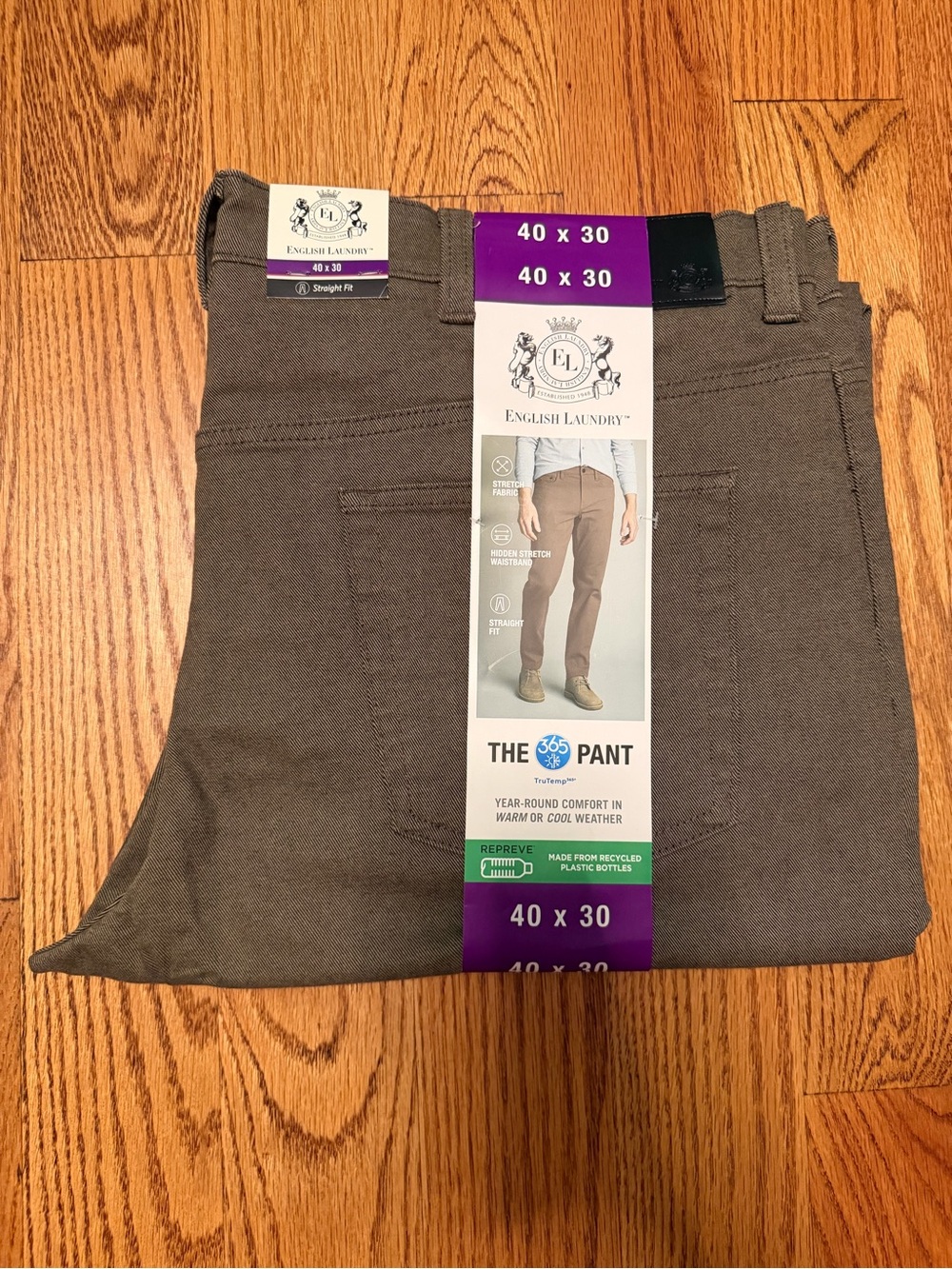 English Laundry Men's Tan Chinos - The 365 Pant